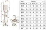 CDLF 200-40-2B, AISI 304 насос живильний для парового котла