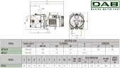 DAB JET 82 M self-priming pump, 102660020H