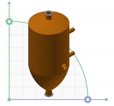 Separator industrial ø700