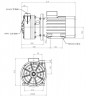 Horizontale Kreiselpumpe MB 155, PP, EPDM, B