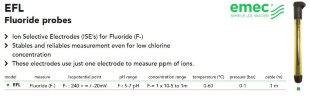 Датчик фтора EMEC EFL ионно-селективные электроды (ISE) для фтора (F-)