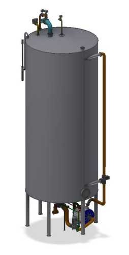 Fermentador, fermentador, 10m3, st3