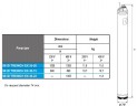 Submersible downhole tank pump 3 inch ATEX 99 ID TREINCH EX 40-15, 220V