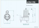 Dreno ALPHA V PRO 50-2/060 T Tauchpumpe mit Vortex-Laufrad