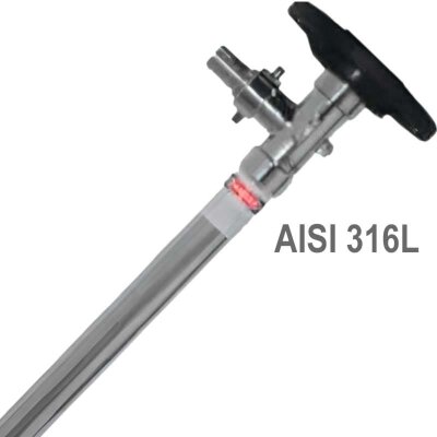 SS316L+1000mm pièce de pompe (tube) pour une pompe à barillet
