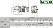 DAB JET 92 M self-priming pump, 102660080H