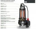 Дренажний насос для стічних вод Dreno DNB-EX 80-4/110 M з двоканальним S-подібним робочим колесом