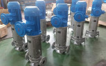 Thermal oil vertical pump LQLRY80-80-210/2-CEX, 50 m3/h, 50 m, 15 kW, 2900 rpm, Ex