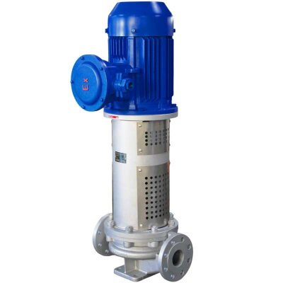 Bomba vertical de aceite térmico LQLRY80-80-210/2-CEX, 50 m3/h, 50 m, 15 kW, 2900 rpm, Ex