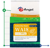 Дрожжи Angel WA18 для немецкого пшеничного эля, упаковка - 0,5 кг