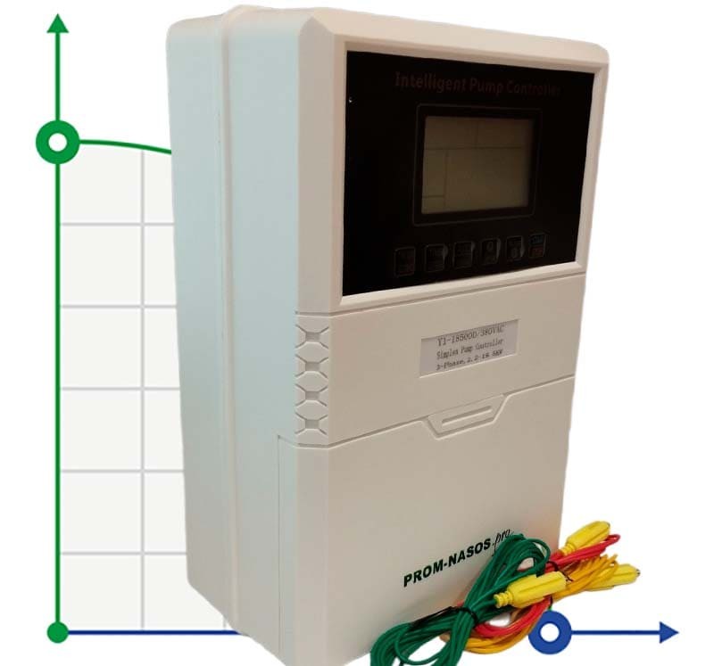 Pump Сontroller Y1-18500D, ABS plastic, 3-phase 380V-415V, 3-18,5kW
