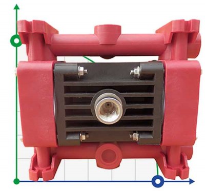 RUBY 010P-P-NTPT-E - насос пневматичний мембранний