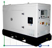 Générateur diesel industriel XHYV-80GF avec ATS, moteur Volvo 100kVA, 80kW, 380V/50HZ type fermé
