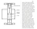 DN15 Расходомер из нержавеющей стали ротаметр LZ PN40 (спирт 96%), 11...110 л/ч, 4-20мА, Ex