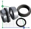 Механическое уплотнение насоса Grundfos Sarlin R-706SO 16, SIC/SIC/SIC/SIC, VITON аналог Vulcan Type 86