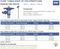 Насосная часть (труба) бочкового насоса FLUIMAC NETTUNE из PP (вал HASTELLOY 2,4610), 1200 мм, Ø41 мм
