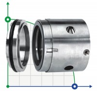Уплотнение торцевое механическое R-JB104 35, TC/TC, VITON, 304, T5С