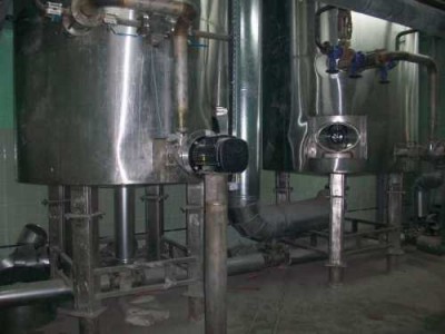 Hydro-enzymatic treatment device, fermenter, 18m2, AISI304