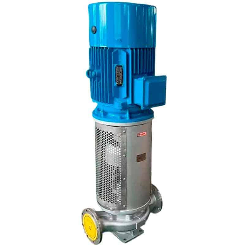 Pionowa pompa ciepła LQLRY65-65-210/2-C, 25 m3/h, 50 m, 7,5 kW, 2900 obr.