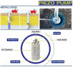 Взрывозащищенный пневматический скважинный насос FLUIMAC PIEZO PUMP 1, POM, 8 л/мин