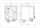Peristaltische Pumpe PDP TEC-1T 1-3  24VAC  SILICONE GRIGIA