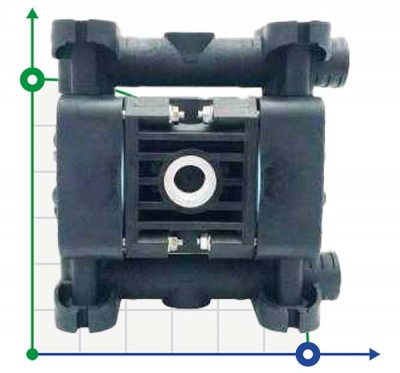Пневматичний мембранний насос BOXER 15 PVDF IB15-FC-MTTFT--