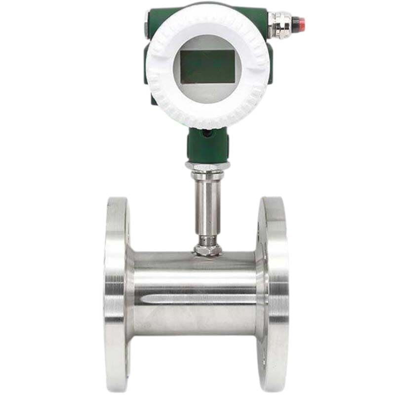 DN20 Caudalímetro de turbina de líquido para gasolina PN16, 0,7-7 m3/h, 4-20mA acero inoxidable AISI 316