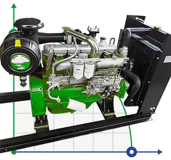 Moteur diesel PD 6126TS, 300kW, 3000rpm pour stations de pompage à joint universel