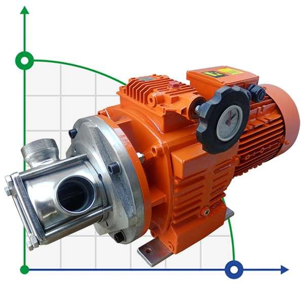 Pompa wirowa AlphaDynamic AD30. 1/03 1,1 kW z wariatorem mechanicznym
