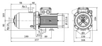 Насос WILO MEDANA CH1-L.602-1/E/E/10T многоступенчатый для водоснабжения