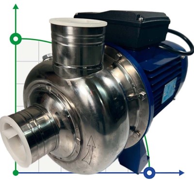 Відцентровий насос для води BB300/150D, AISI304, 220V/50Hz, 2900