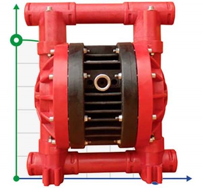 RUBY 025P-P-TPT-F - насос пневматичний мембранний