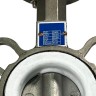 PN16 DN50 Затвор дисковый поворотный Баттерфляй, корпус и диск из нержавеющей стали AISI 304, Seat PTFE