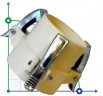 Kupplung für 90 mm PVC-Rohr Ø90 Außengewinde (beige)