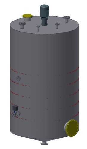 Yeast seed vessel, 30m3, ST3