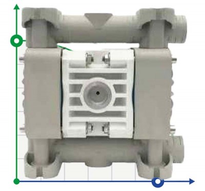 Пневматичний мембранний насос BOXER 15 PP IB15-P-HTTPT--