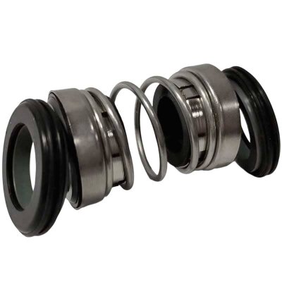 Sello mecánico doble para eje de bomba R-208 15, SIC/SIC/SIC/SIC, NBR, 304