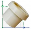 Kupplung für 90 mm PVC-Rohr Ø90 Innengewinde (beige)