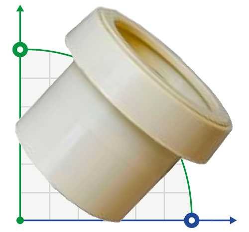 Kupplung für 90 mm PVC-Rohr Ø90 Innengewinde (beige)