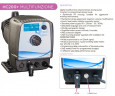 Bomba dosificadora PDE HC200+ MULTIFUNCIÓN M70 240V PVDF-CE-VT + SP. SCHUKO, 1,8-14 l/h, 20-1 bar