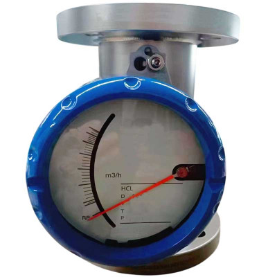 DN20 Stainless steel flow meter (rotameter) 1-10atm for soybean oil with a density of 985 kg/m3, 0.25-2.5 m3/h