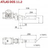 Śrubowa pompa dozująca do chemikaliów ATLAS DOS 11.2-01-0.50 HP-3.40-2800-63-A-VITON