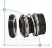 Mechanical shaft seal R-MG12 20, CAR/CER, EPDM, 304, G60