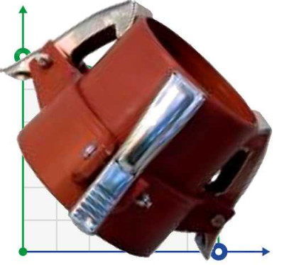 Муфта для 110 мм ПВХ трубы-Ø110 наружная резьба (коричневая)