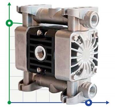 Пневматичний мембранний насос BOXER 15 ALU IB15-AL-HTTAT--