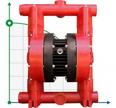 RUBY 040P-P-EPT-E - насос пневматичний мембранний
