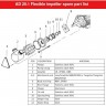 Pumpe für Lebensmittel und Getränke AlphaDynamic AD20.1/01/TR 0,25 kW Impeller fahrbar