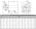 SCP-L, 20T, 24M, AISI 304, 4 kW ABB Motor, 380V higieniczna pompa odśrodkowa