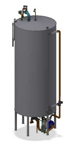 Fermentation unit, fermenter, 250m3, ST3