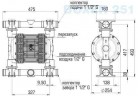 Пневматический мембранный насос BOXER 251 Alu IB251-AL-HTTLT--